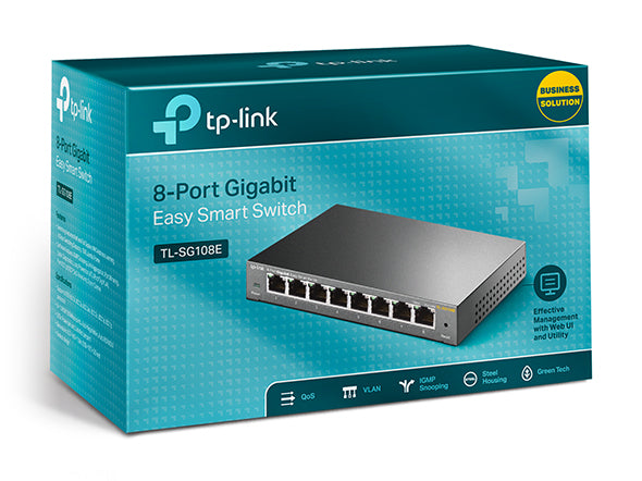 Switch TP-LINK TL-SG108E - Vista 3