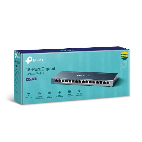 Switch GIGABIT TP-LINK TL-SG116 - Vista 3