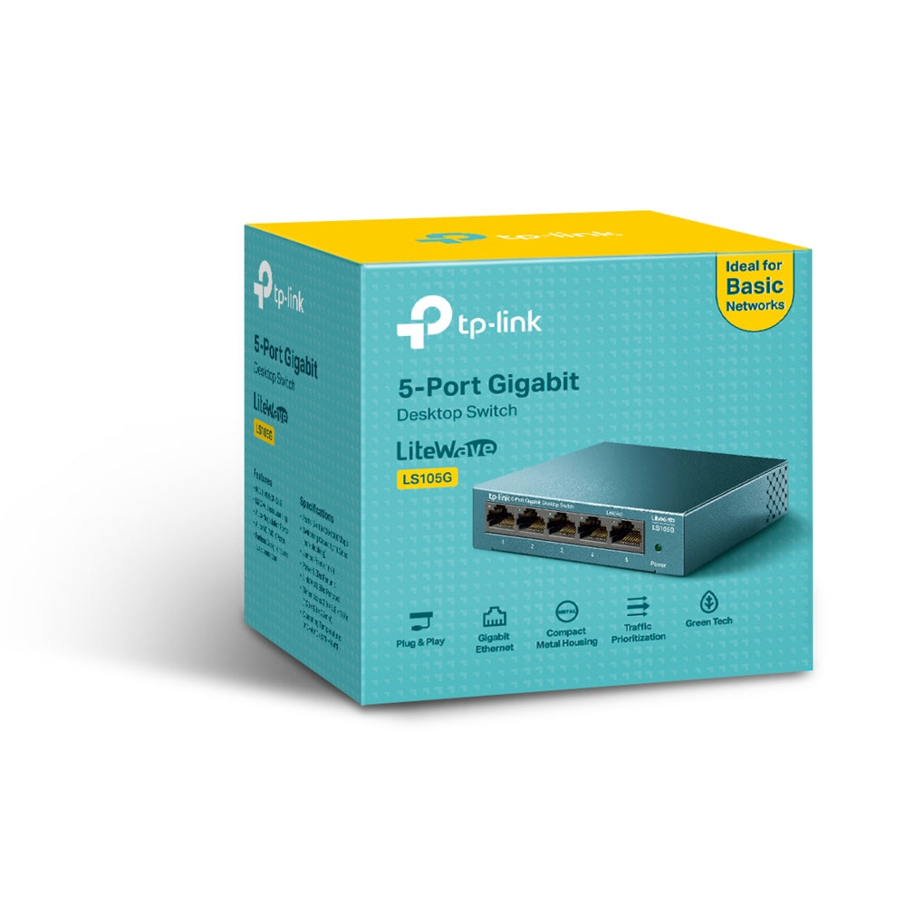 Switch GIGABIT TP-LINK LS105G - Vista 2