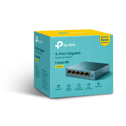 Switch GIGABIT TP-LINK LS105G - Vista 2