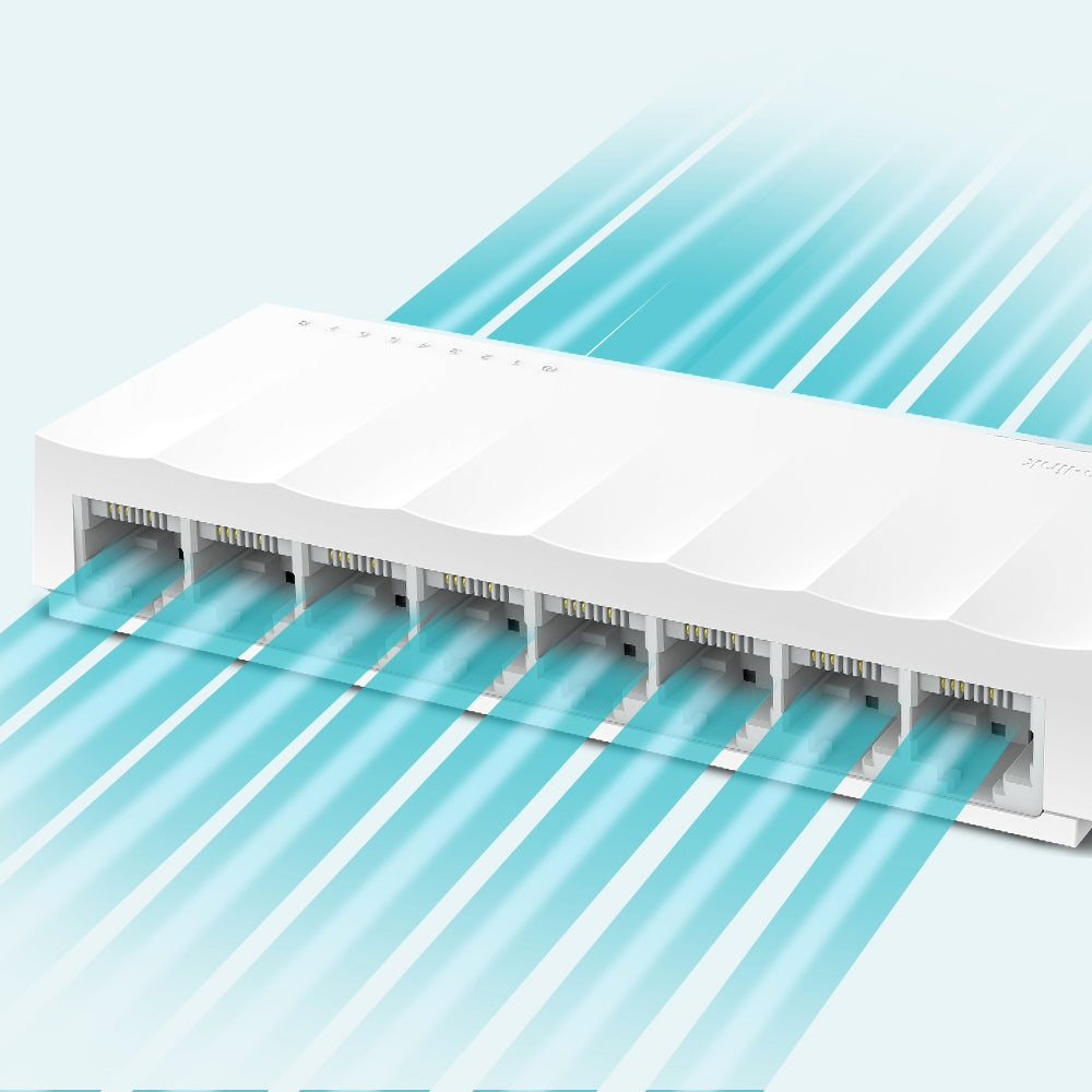 Switch No administrable  TP-LINK LS1008 - Vista 4