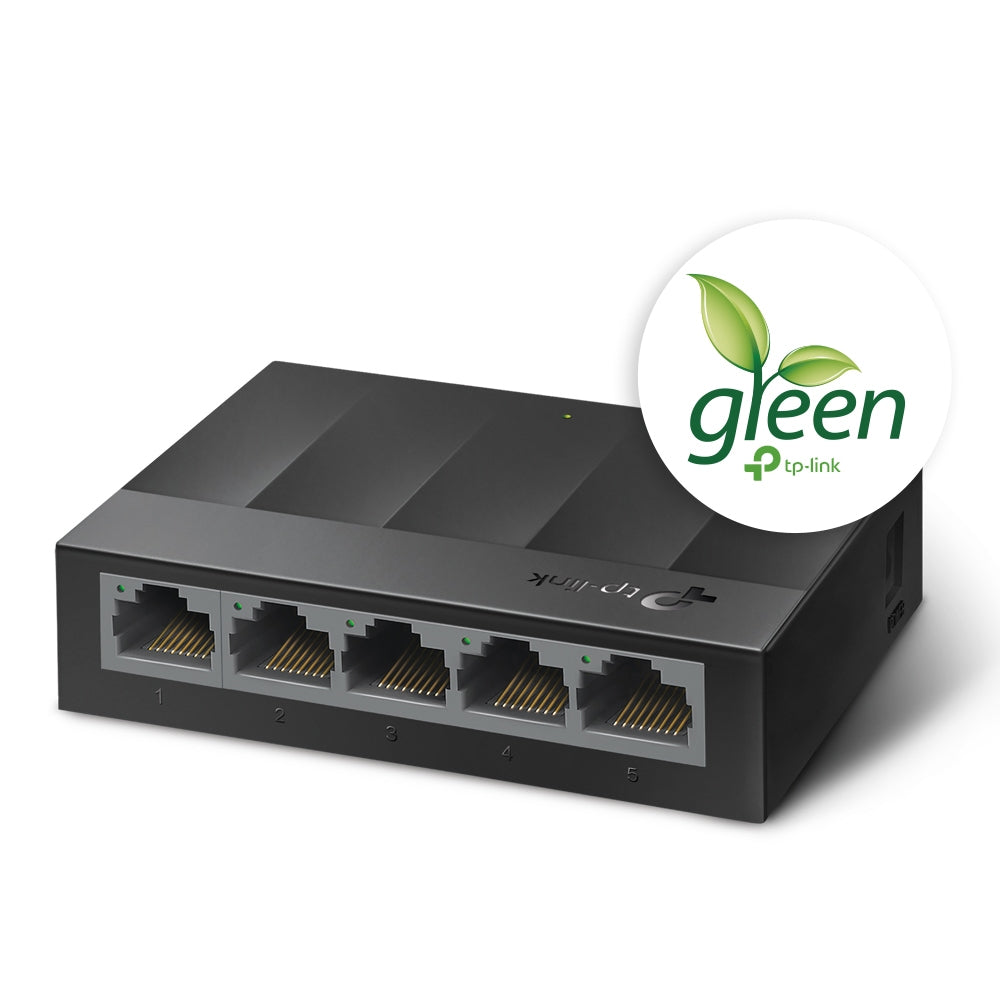 Switch No Administrable 5 Puertos TP-LINK LS1005G - Vista 2