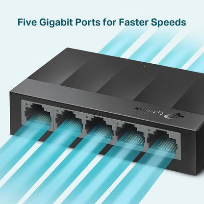 Switch No Administrable 5 Puertos TP-LINK LS1005G - Vista 3