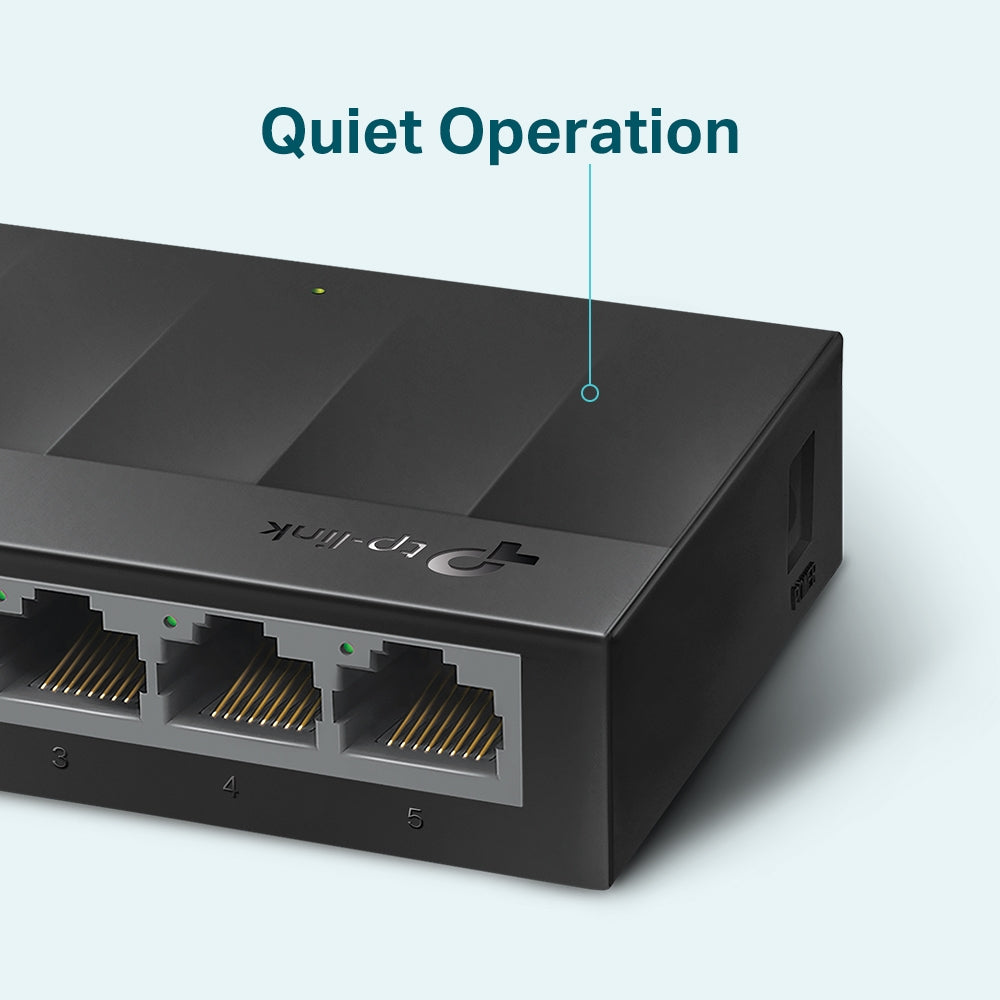 Switch No Administrable 5 Puertos TP-LINK LS1005G - Vista 4