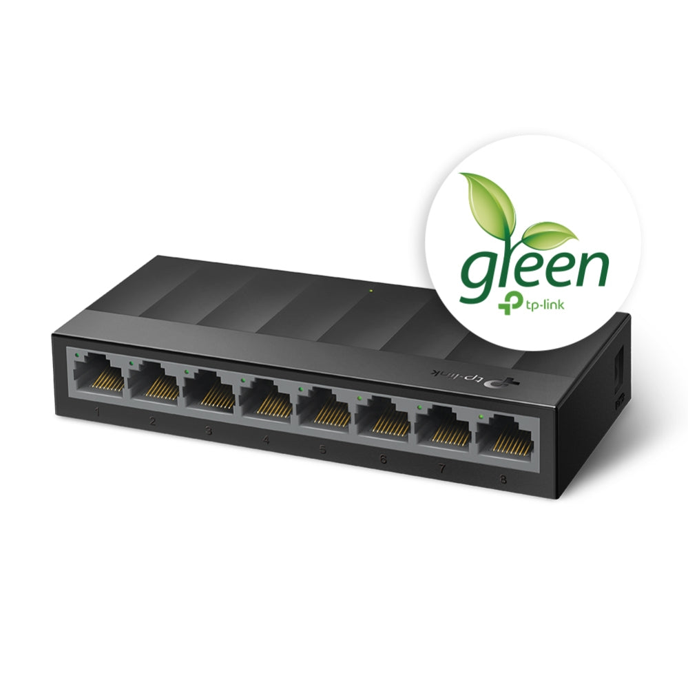 Switch No Administrable 8 Puertos TP-LINK LS1008G - Vista 2