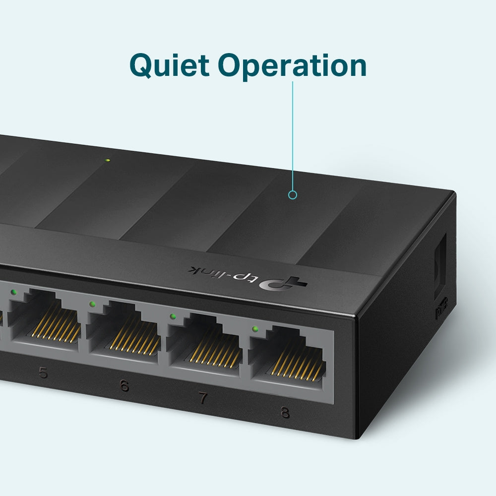 Switch No Administrable 8 Puertos TP-LINK LS1008G - Vista 4