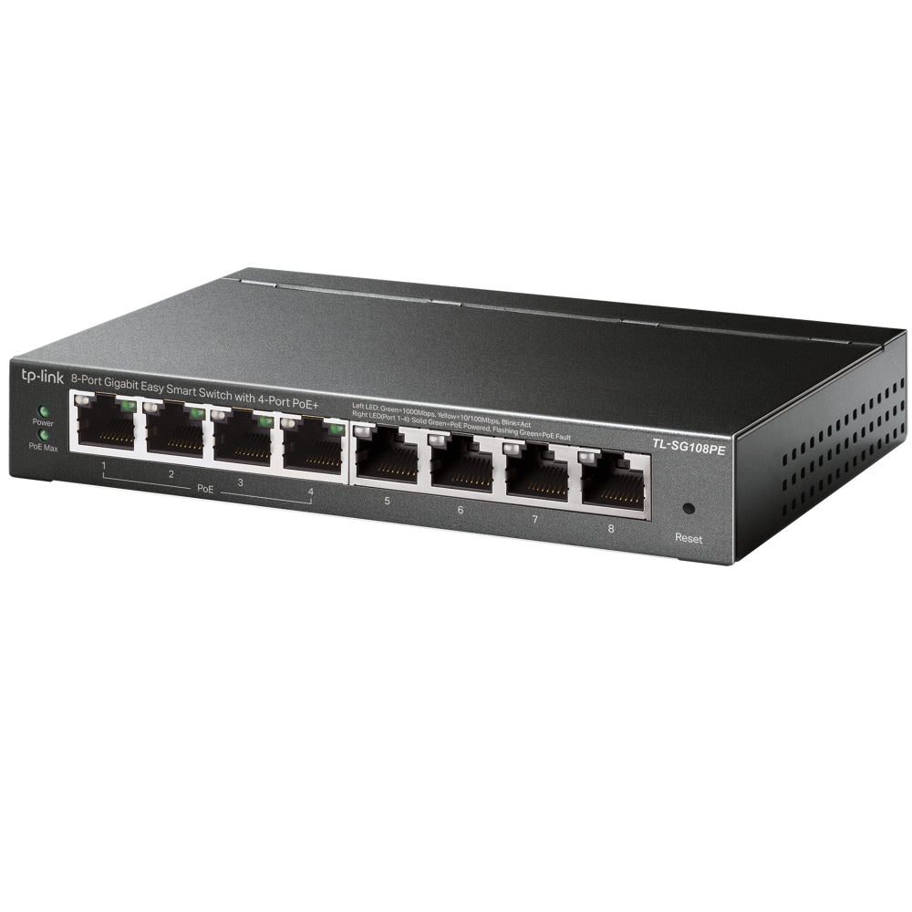Switch  TP-LINK TL-SG108PE - Vista 2