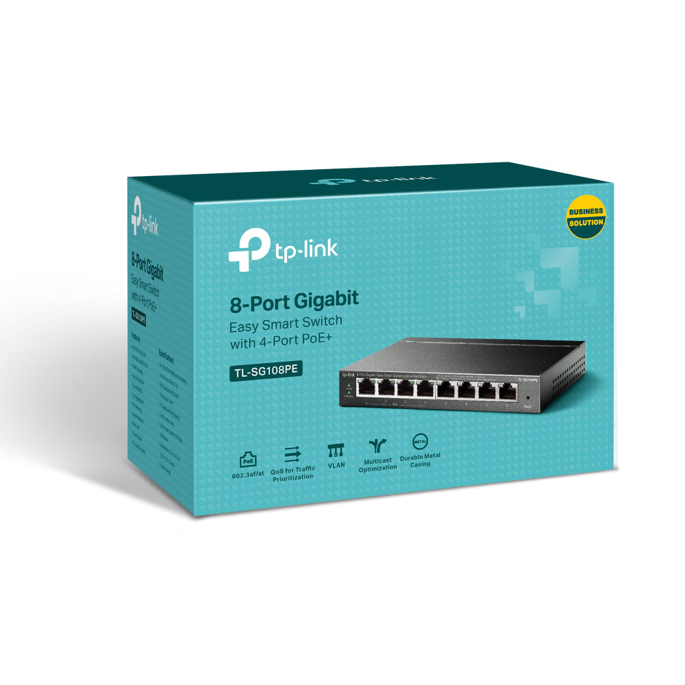 Switch  TP-LINK TL-SG108PE - Vista 3