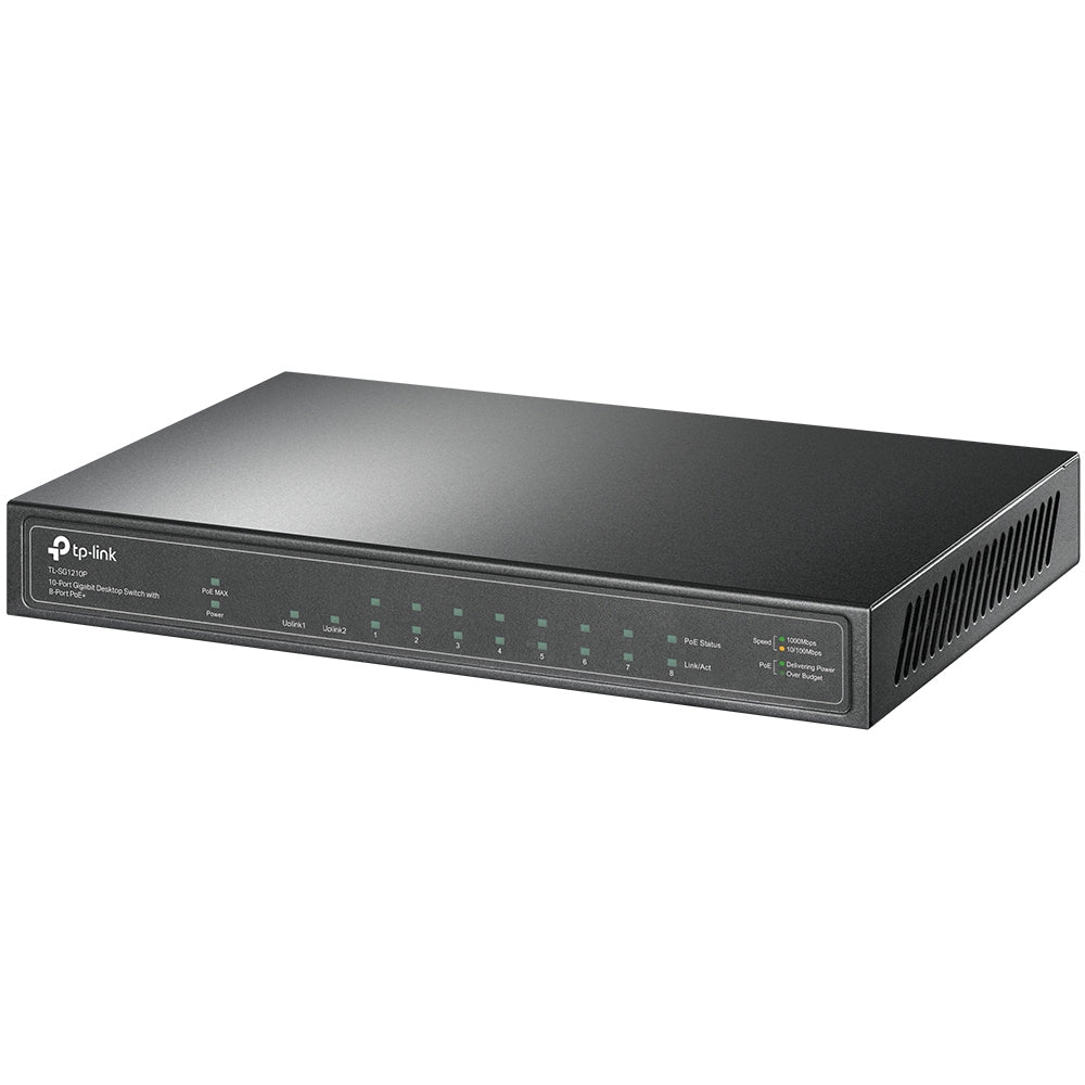 Switch no Administrable de 10 Puertos Gigabi TP-LINK TL-SG1210P - Vista 3