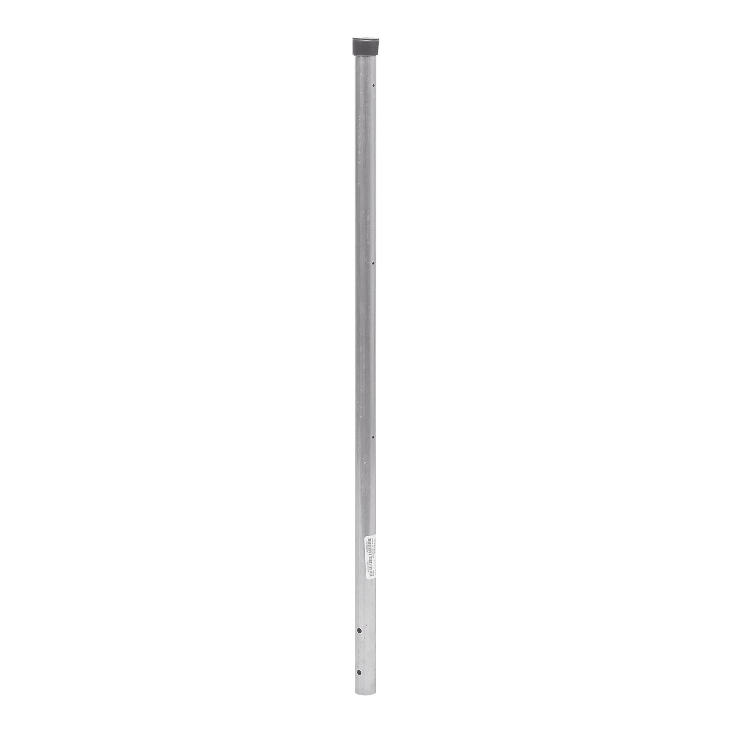 Poste de ESQUINA para Cerca Electrificada. Tubo Galvanizado cal. 18 de 1" Diam. y 0.8m Alto con Tapón, ideal para 3 Aisladores