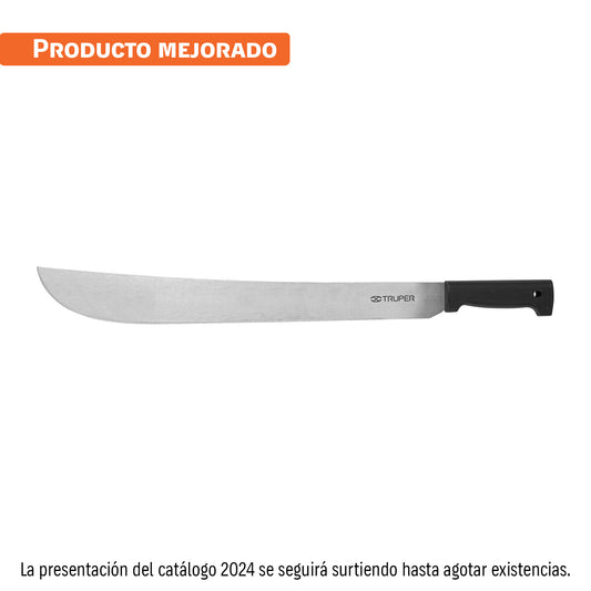 Machete estándar 22' cacha negra inyectada, Truper