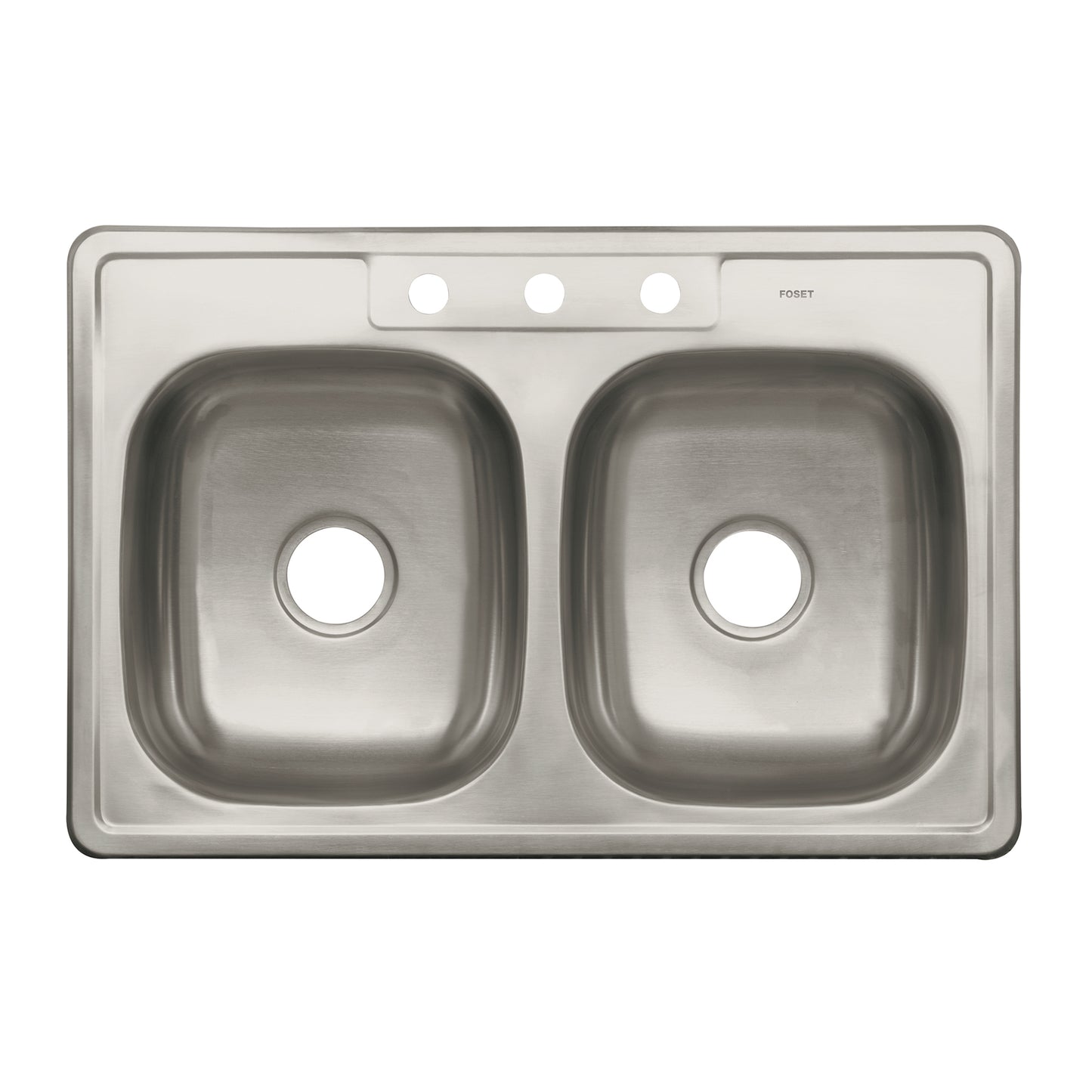 Tarja de empotrar 84x56cm doble tina, Foset Basic