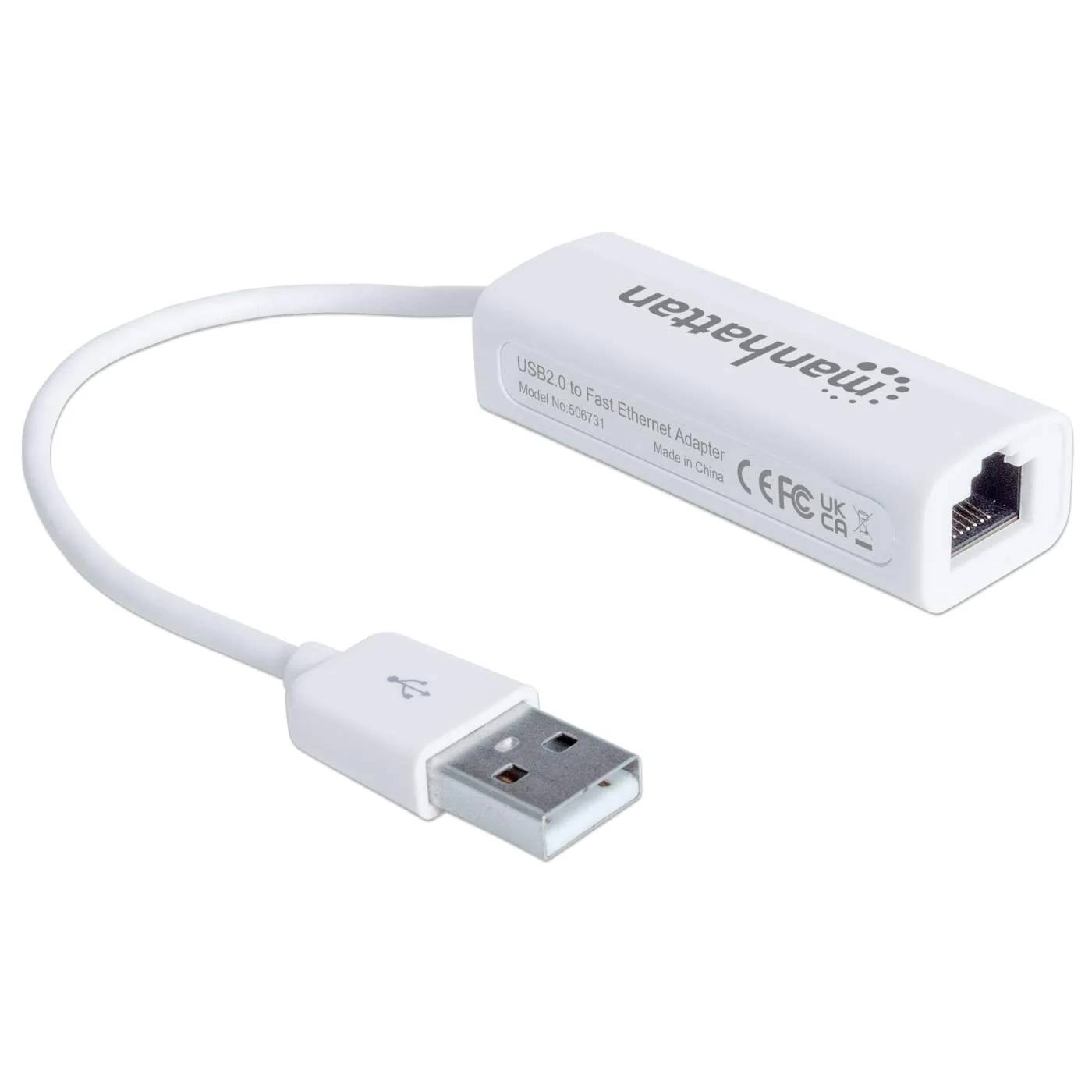 Tarjeta de Red USB - Ethernet MANHATTAN 506731 - Vista 2