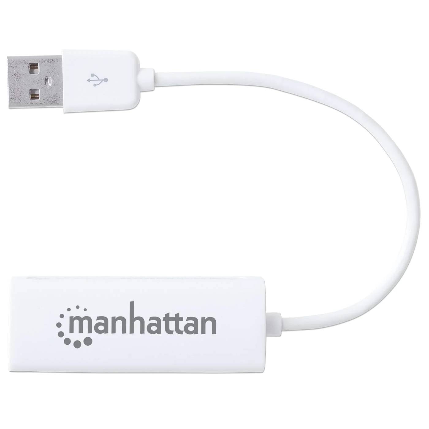 Tarjeta de Red USB - Ethernet MANHATTAN 506731 - Vista 4