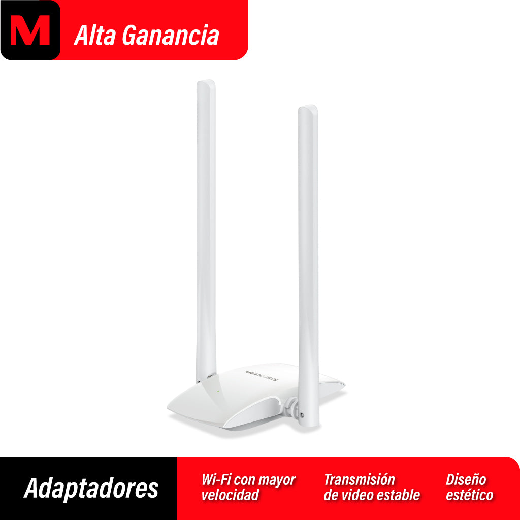 Adaptador MERCUSYS MW300UH - Vista 3