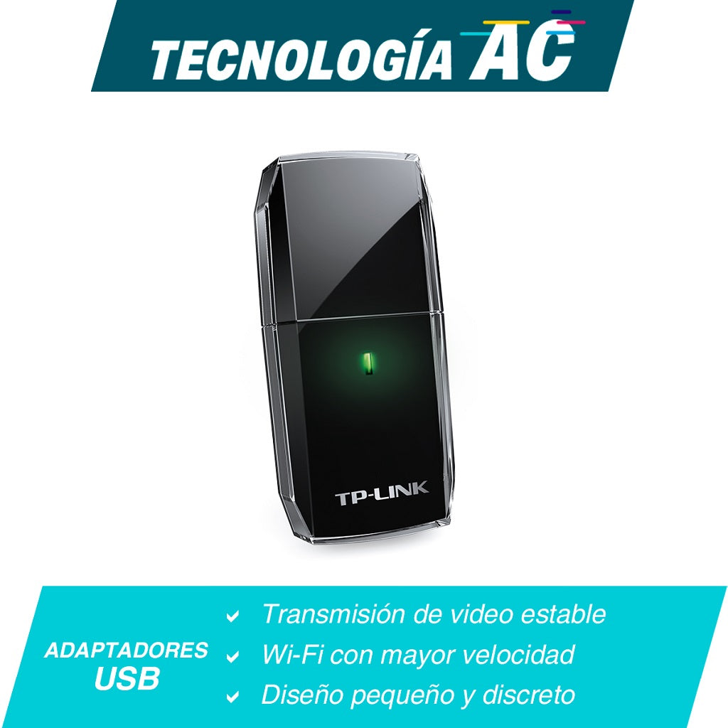 Adaptador USB Dual Band  TP-LINK Archer T2U - Vista 5