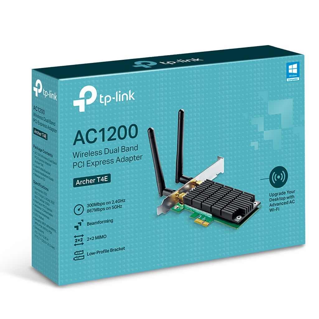 Tarjeta Dual Band PCI-Express TP-LINK Archer T4E - Vista 4