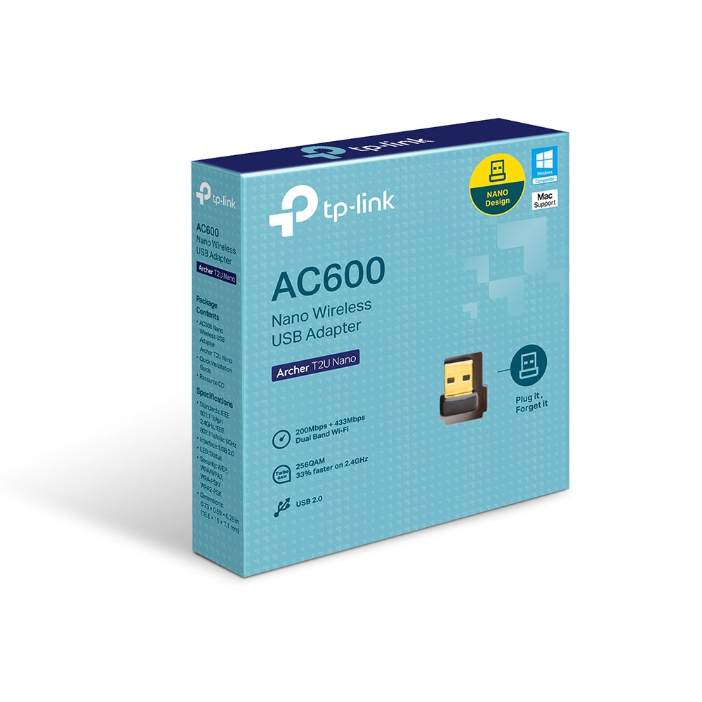 Adaptador USB Dual Band TP-LINK Archer T2U Nano - Vista 8