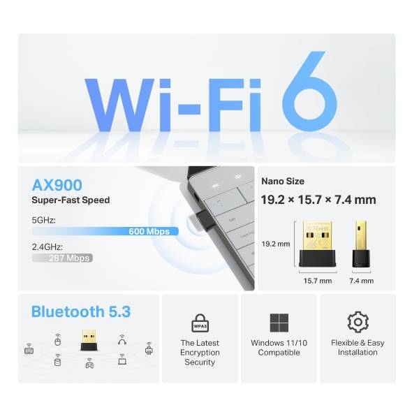 Access Point TP-LINK ARCHER TX10UB NANO - Vista 3