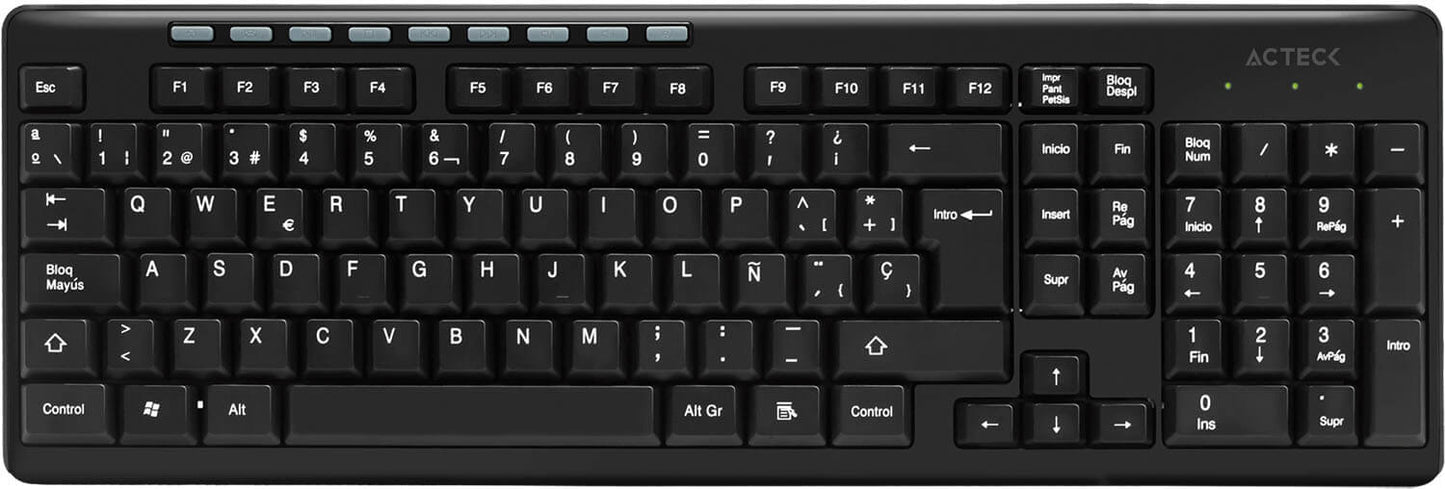 Teclado Inalámbrico Compacto ACTECK AC-913973