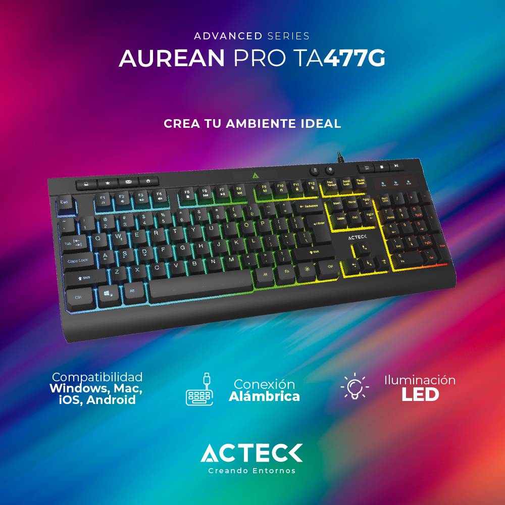 Teclado ACTECK TA477G - Vista 4