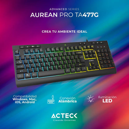 Teclado ACTECK TA477G - Vista 4