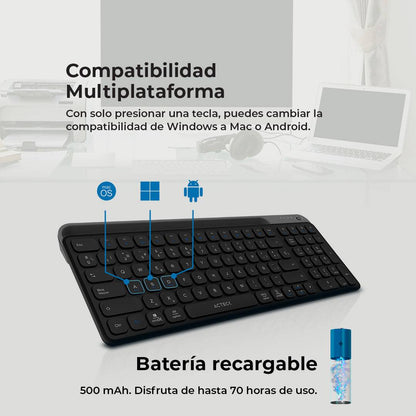 Teclados ACTECK TI747 - Vista 3