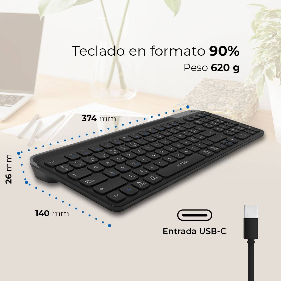 Teclados ACTECK TI747 - Vista 4
