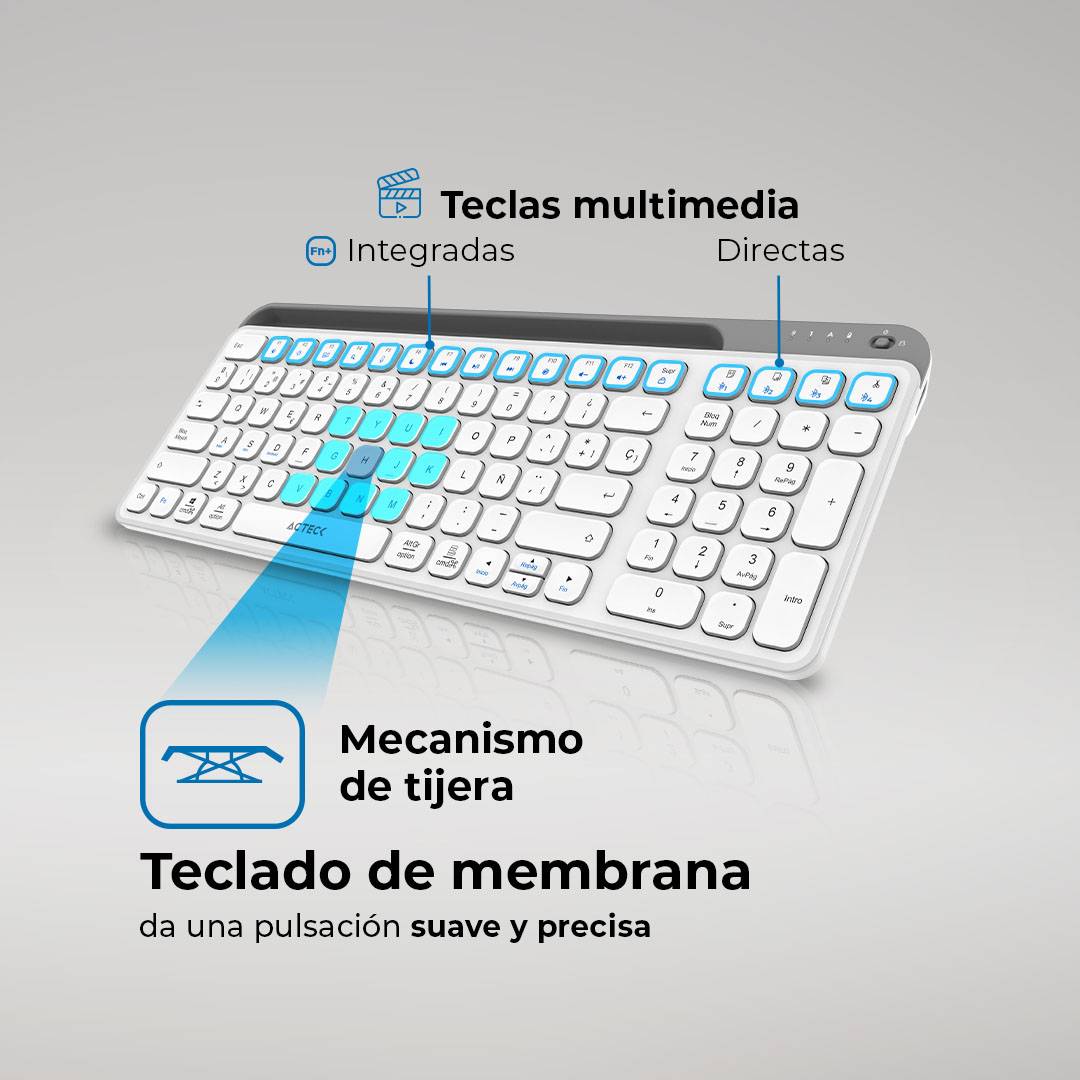 Teclados ACTECK TI747 - Vista 3