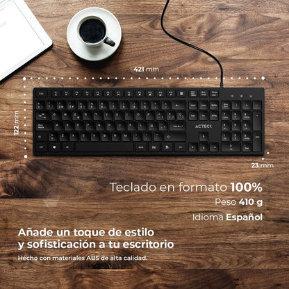Teclados ACTECK VANTAGE AERO TA545 - Vista 3