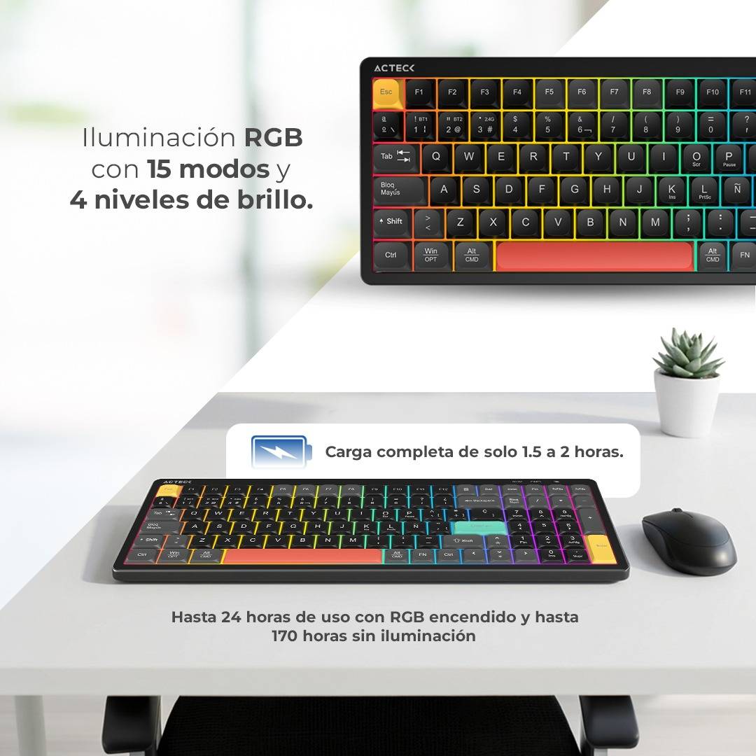 Teclados Gaming ACTECK TI780 - Vista 4