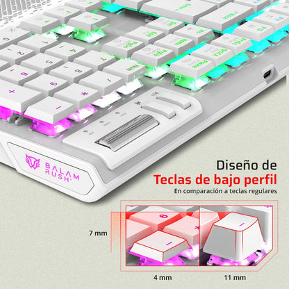 Teclados Gaming Balam Rush GK9791 - Vista 3