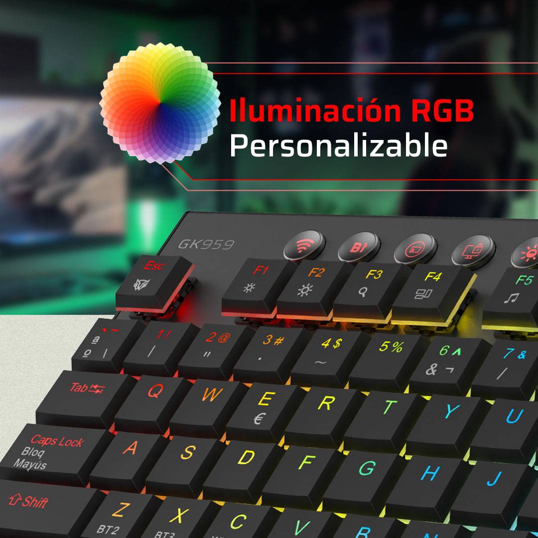 Teclados Gaming Balam Rush GK959 - Vista 3