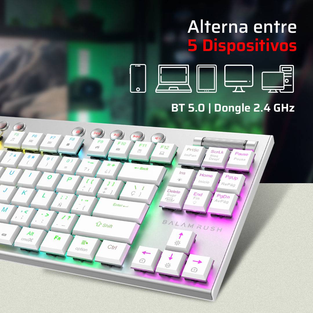 Teclados Gaming Balam Rush GK959 - Vista 3