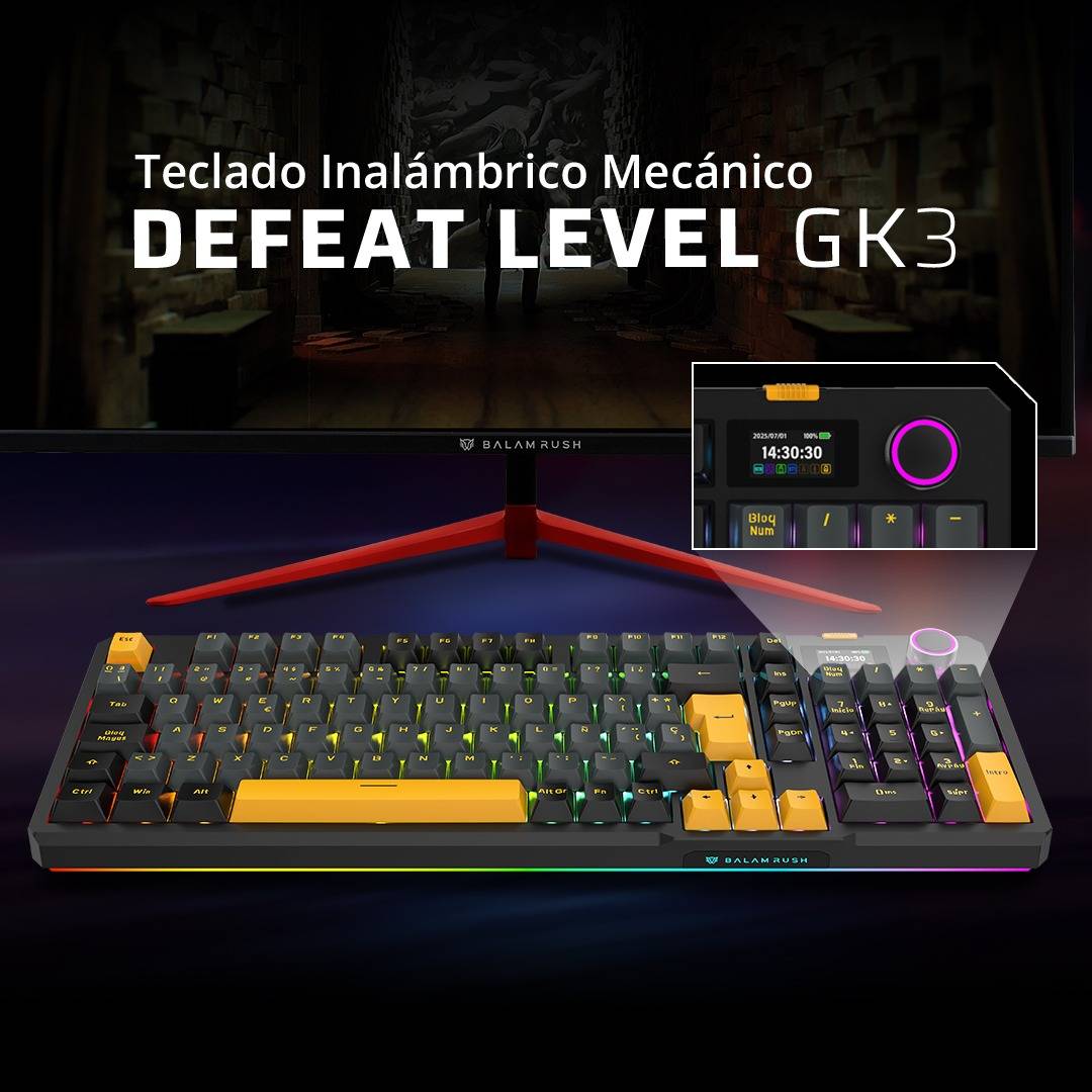 Teclados Gaming Balam Rush DEFEAT LEVEL GK3 - Vista 3