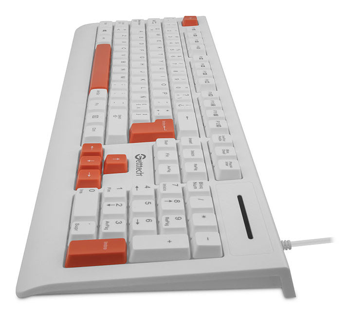 Teclados GETTTECH GGK-ESMWR-02-WH - Vista 2