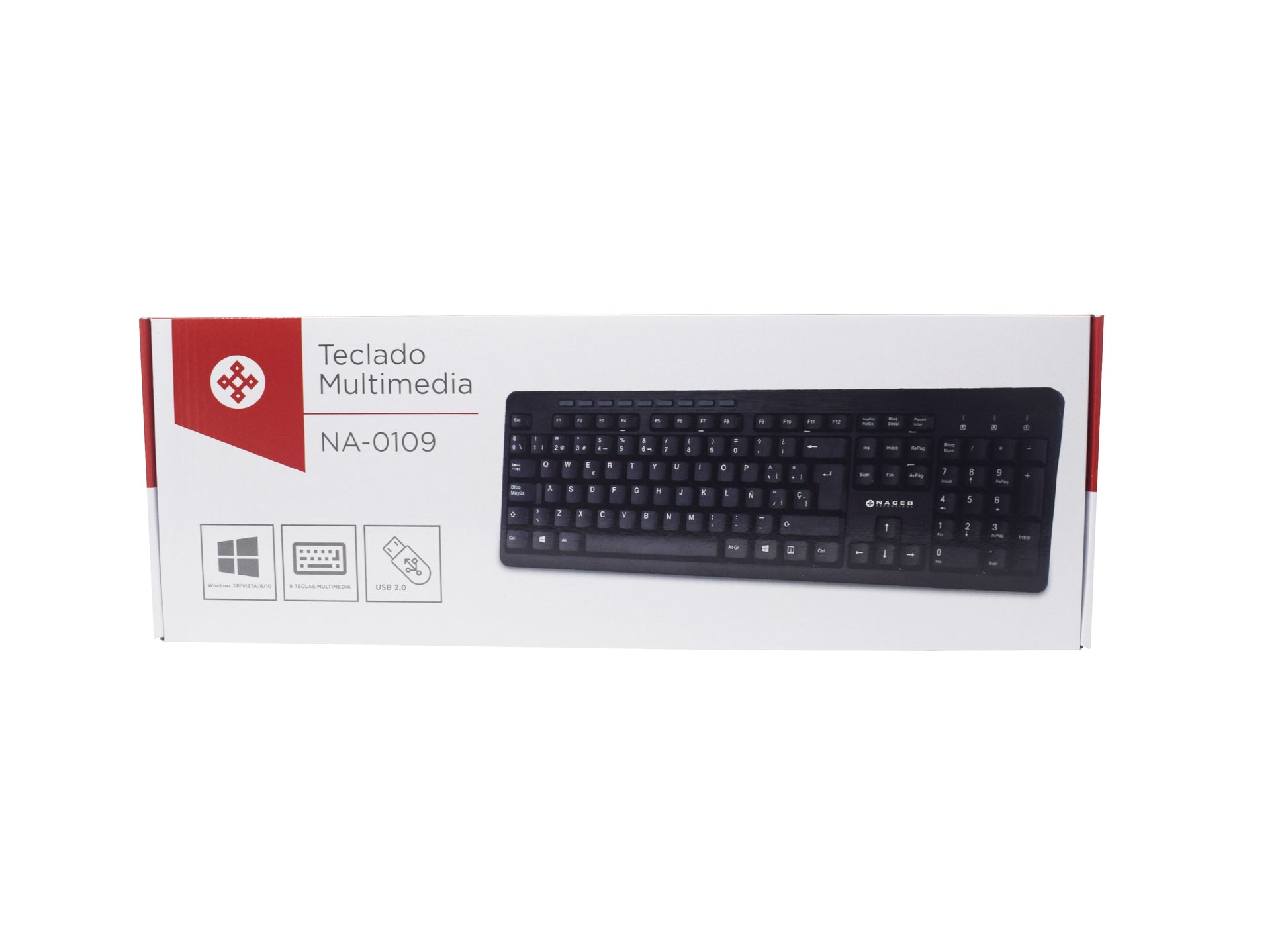 Teclado Multimedia Naceb Technology NA-0109 - Vista 4