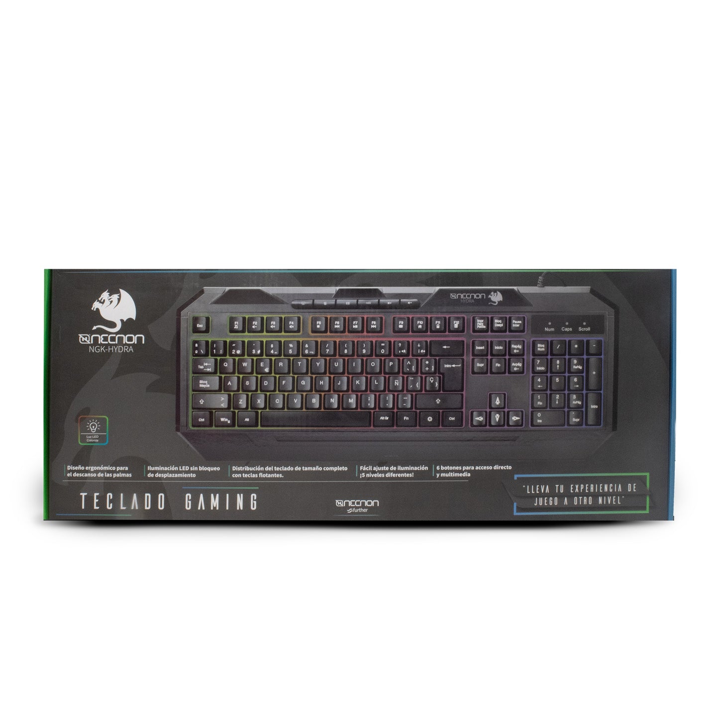 Teclado Gaming Alámbrico NECNON NGK-HYDRA - Vista 5