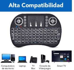 Teclado Mini Inalámbrico, Recargable, Ilumina BROBOTIX 963814 - Vista 5