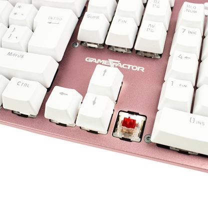Teclado mecánico GAME FACTOR KBG400-PK-RD - Vista 7