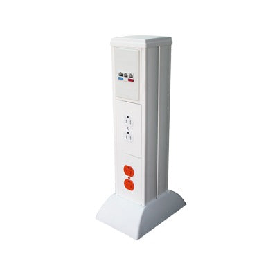 Mini Columna para Concentrar, Distribuir y Ordenar Cables de Energ�a El�ctrica o Puertos de Datos de Telecomunicaciones (10000-01000)