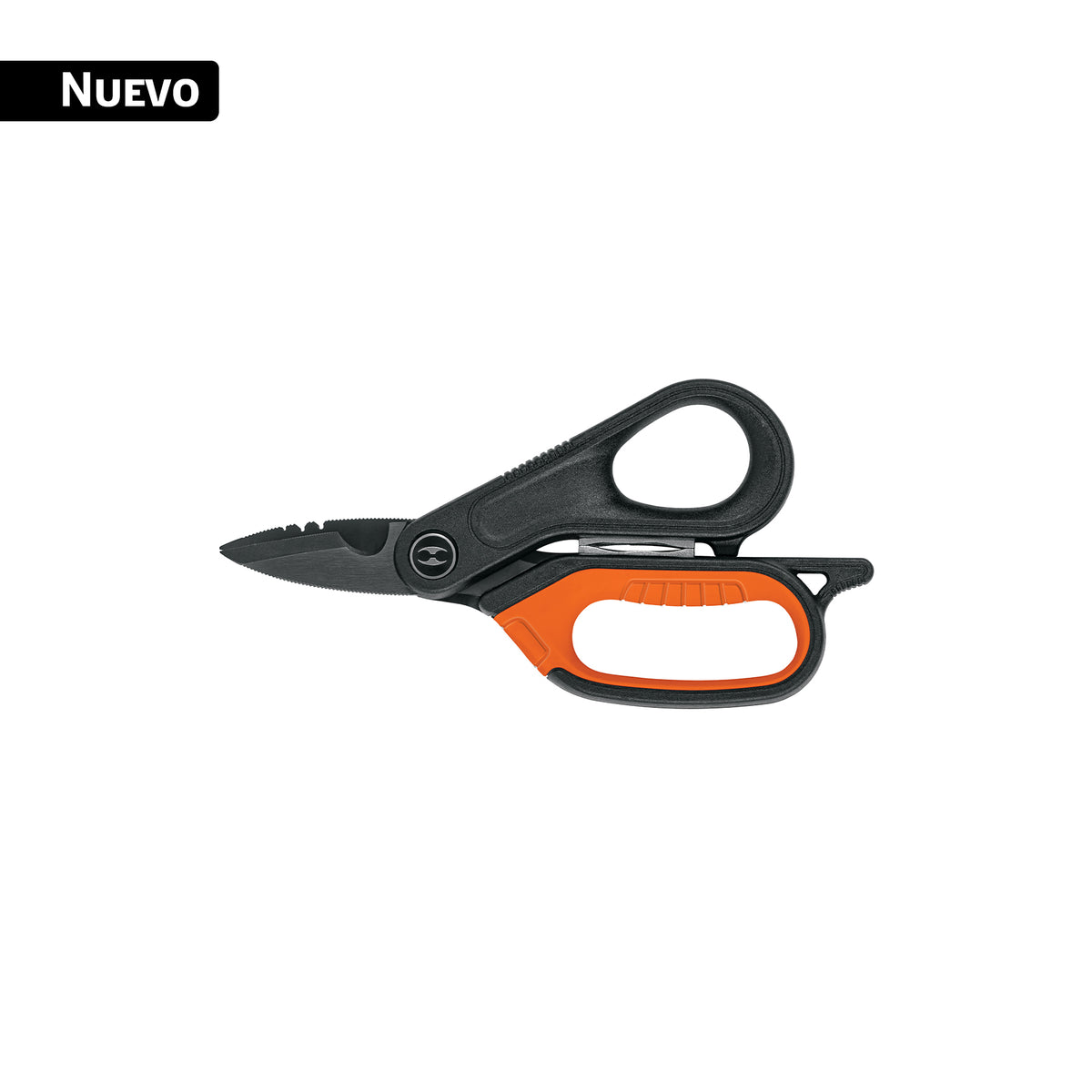 Tijera para electricista, 6', acero inox, oxido negro, EXPER