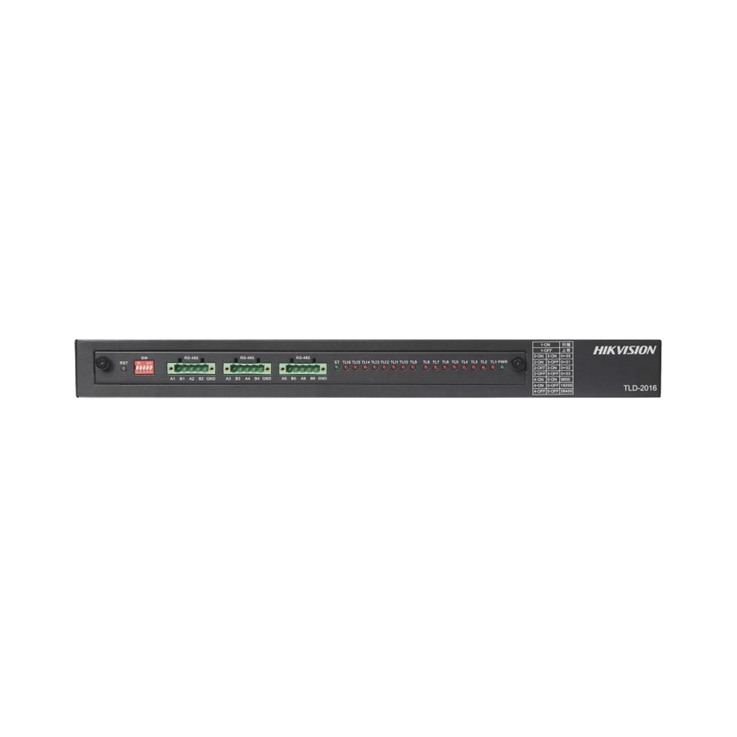 Detector de Luces de Tráfico TLD-2016-6 / 16 Canales / RS485 / Salida DC 5V / SCM para Detección y Comunicación / Protecciones de Voltaje