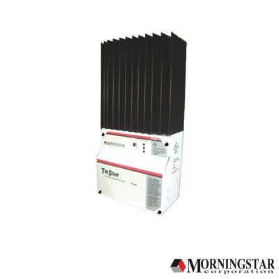 Controlador de Carga Solar TriStar PWM 45 A / 12V 24V 48V / Puerto RS-232 / Hasta 4 kW / Disipador de Calor / 7 Preajustes