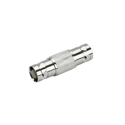 Adaptador Tipo Barril para 75 Ohm, de Conector BNC Hembra a BNC Hembra, N�quel/ Oro/ Tefl�n.
