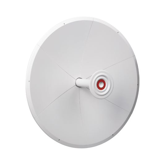 Antena direccional para C5x, B5X, Doble polaridad 45 ° y 90 °, 4.9 - 6.5 GHz, 2 ft, Ganancia de 30 dBi, Montaje incluido