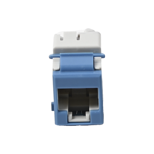 Jack Ultramax Cat6a, Utp, Tipo Keystone, Color Azul, Punch Down