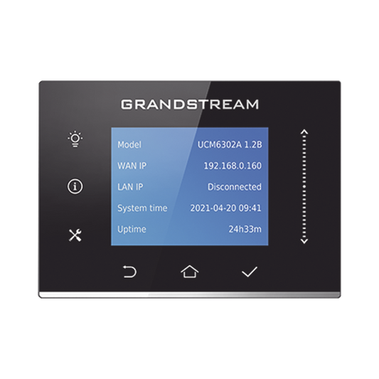 IP-PBX UCM6302A / 500 Usuarios / 75 Llamadas Simult�neas / 2 FXO + 2 FXS / 3 Puertos Gigabit PoE+ / Soluci�n H�brida On-Premise y Cloud