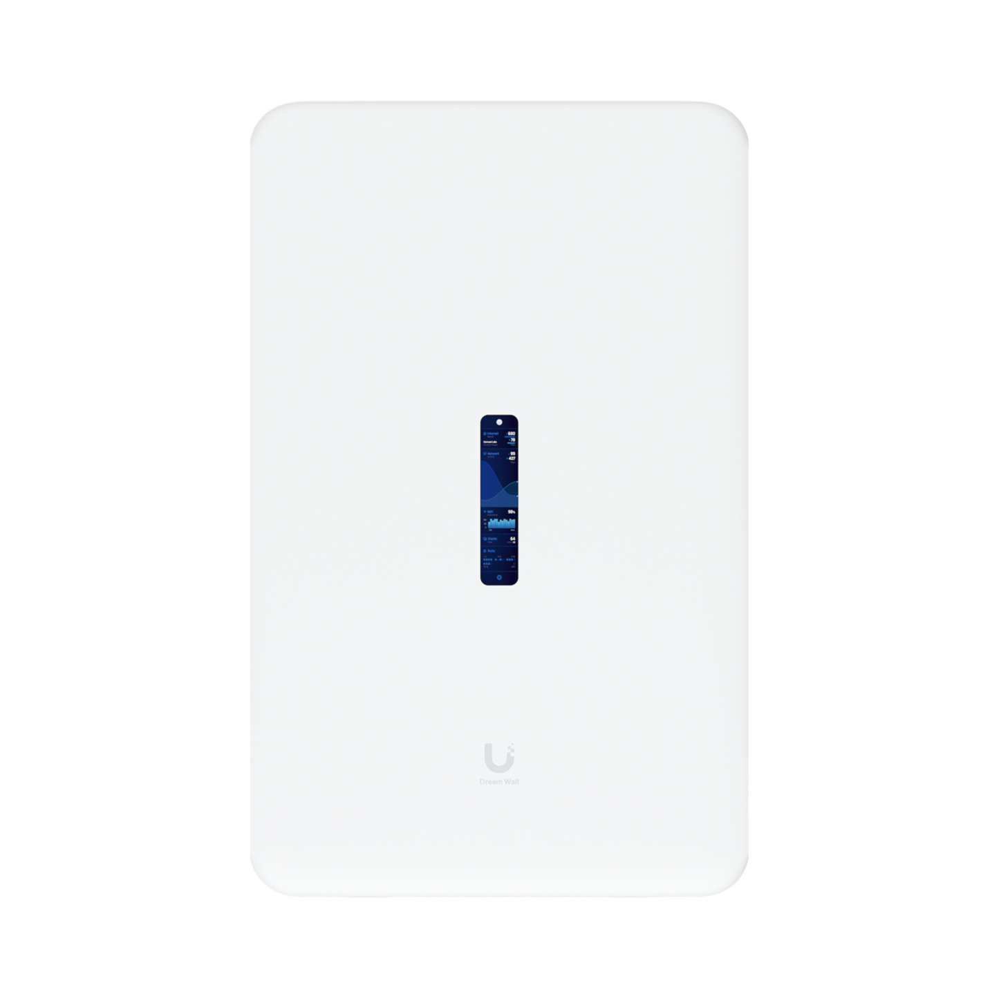 Dream Wall Cloud Gateway 10G Diseñado para Montaje en Pared con WiFi 6 Integrado, Switch PoE de Alta Potencia y Compatibilidad Total con Aplicaciones UniFi