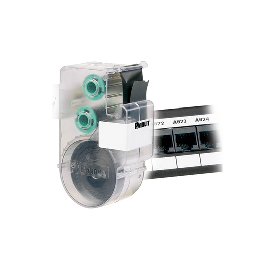 Casete de Etiquetas para L�nea Ultimate ID de Panduit, Material Poli�ster, No Adhesivas, Rollo de 7.6 Metros (24.93 Pies), Color Blanco
